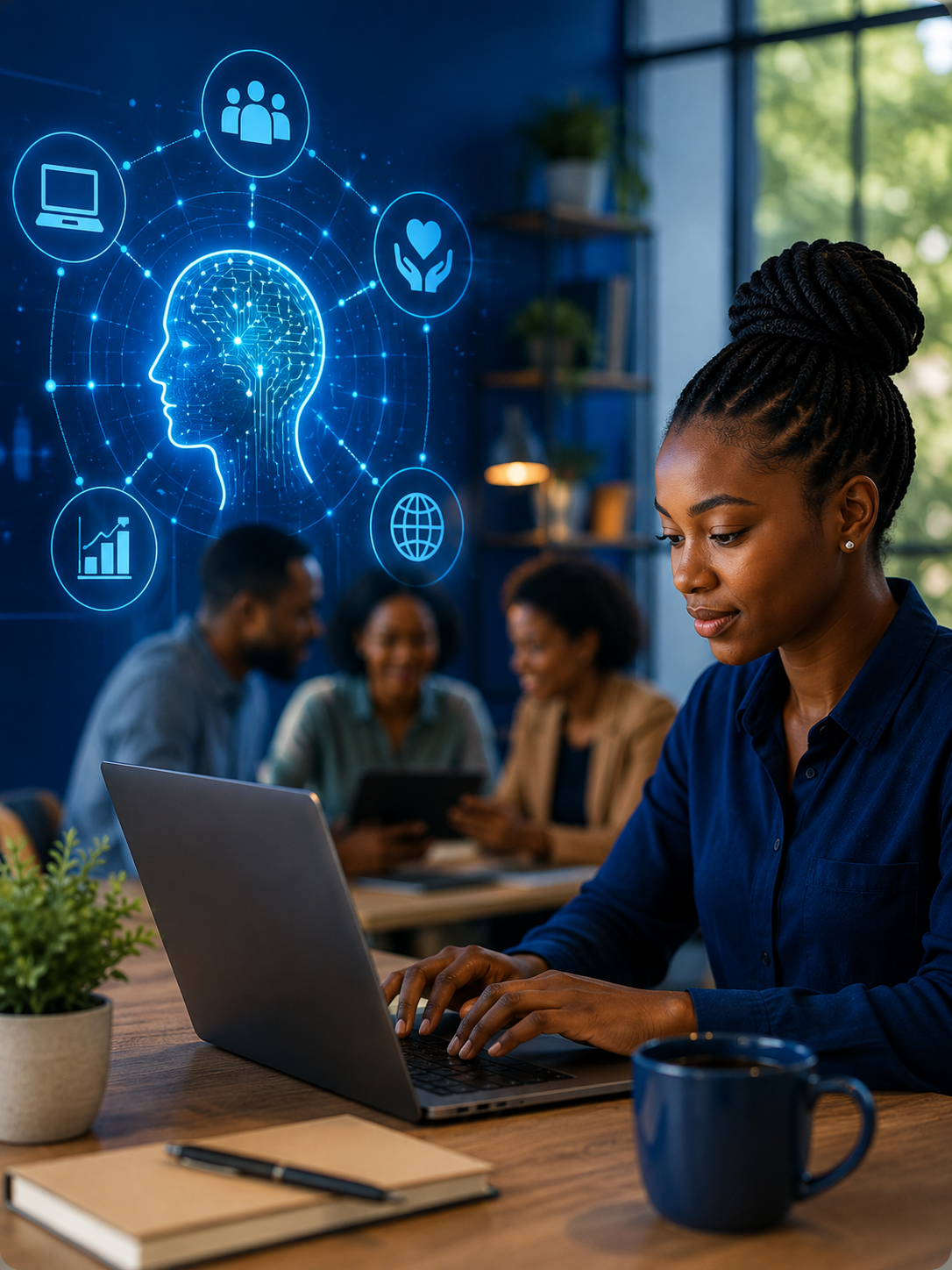 School of Digital Innovation and Artificial Intelligence in Social Work poster