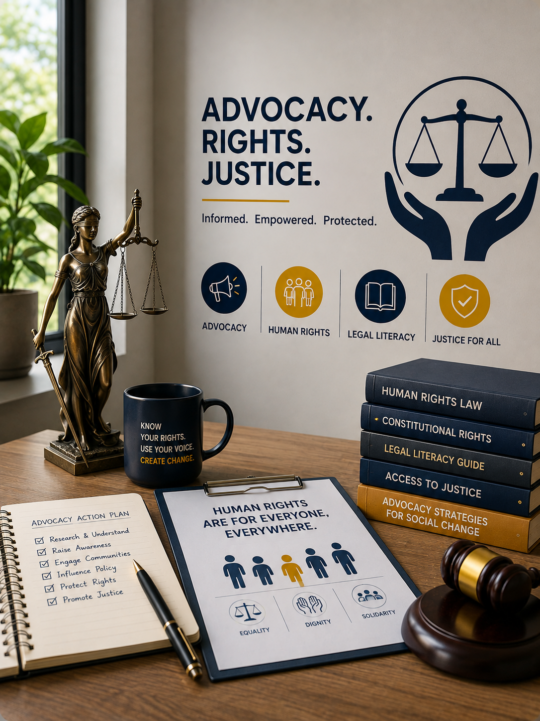 School of Advocacy, Human Rights, and Legal Literacy (AHR) poster