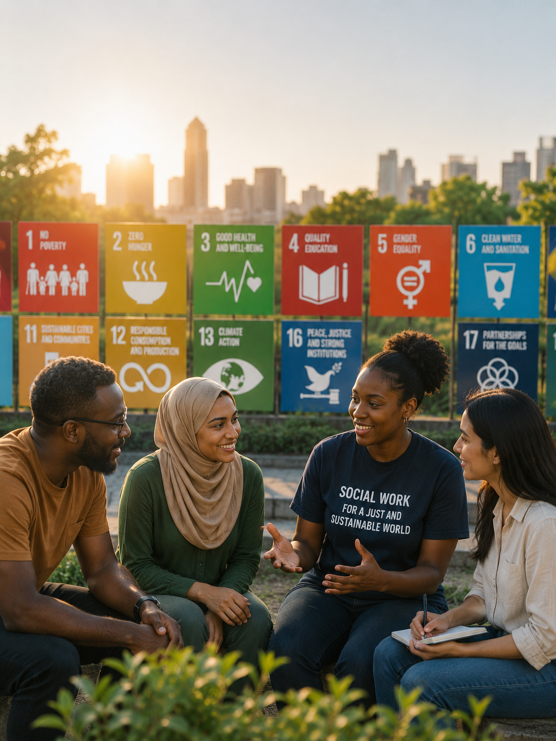 Social Work and the SDGs poster