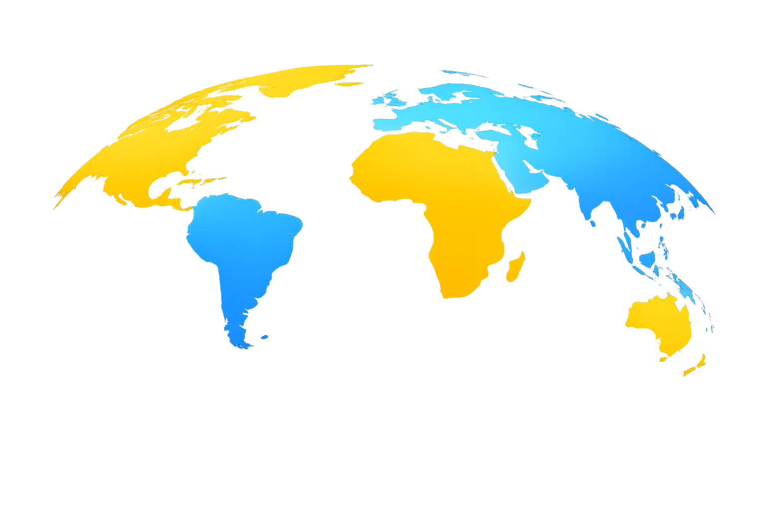 World map illustration representing SWEEP's reach across regions
